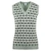 Daily Sports Margate Ladies Knitted Golf Vest Foam Green -Teepeg Store image437323025