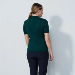 Daily Sports Madelene Knitted Ladies Golf Polo Shirt Nori Green -Teepeg Store image437323240