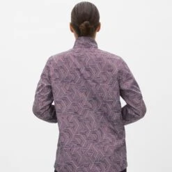 Rohnisch Ladies Packable Wind Golf Jacket Hexagon Red 8 Rohnisch Ladies Packable Wind Golf Jacket Hexagon Red -Teepeg Store image437899175