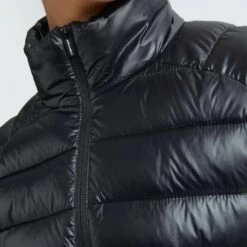 Rohnisch Airlite Padded Ladies Golf Jacket Black -Teepeg Store image438257160