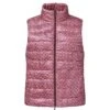 Rohnisch Airlite Padded Ladies Golf Vest Carmine Rose Retro R Mono