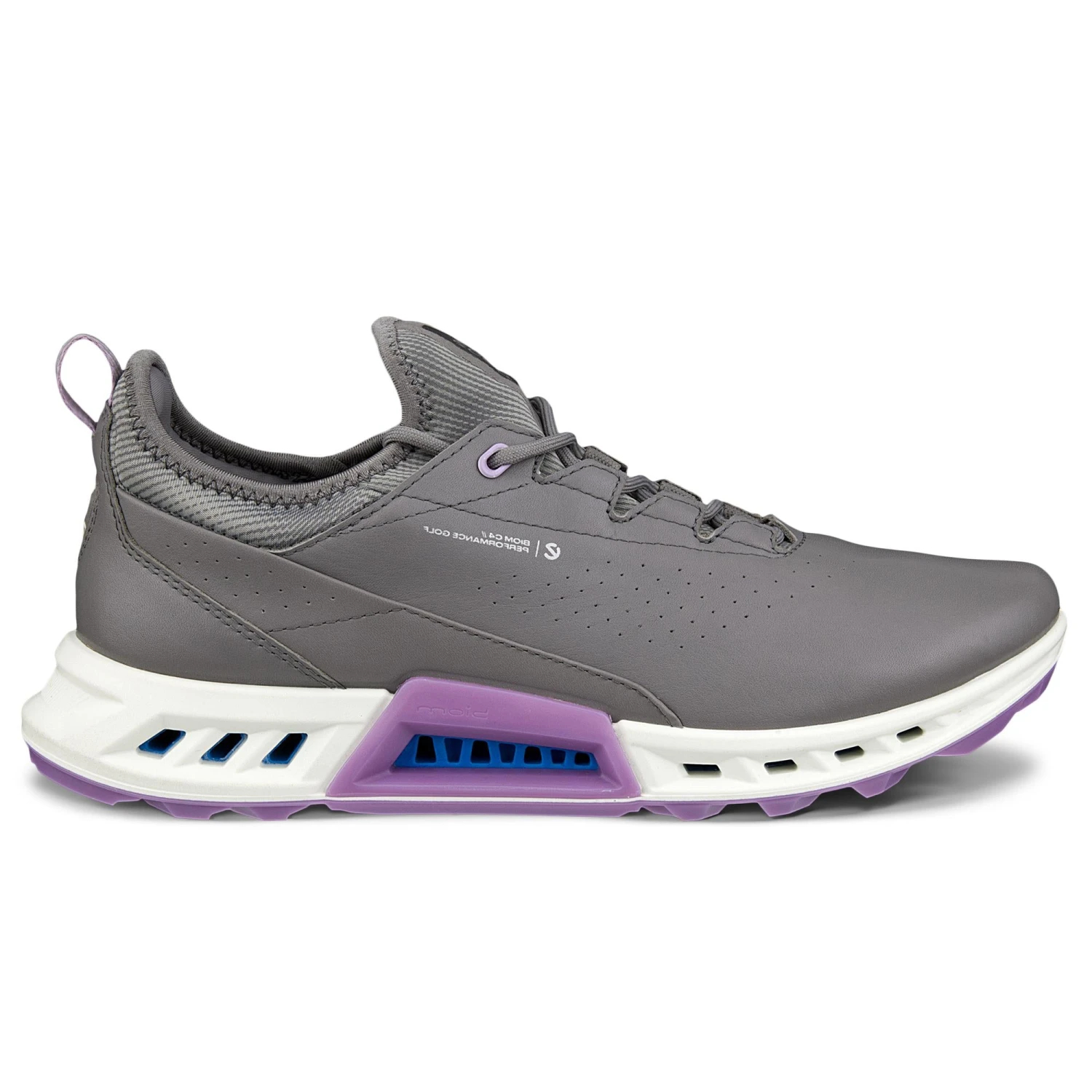 Ecco Biom C4 Gore-Tex Ladies Golf Shoes Steel/Lavender Mist 3 Ecco Biom C4 Gore-Tex Ladies Golf Shoes Steel/Lavender Mist