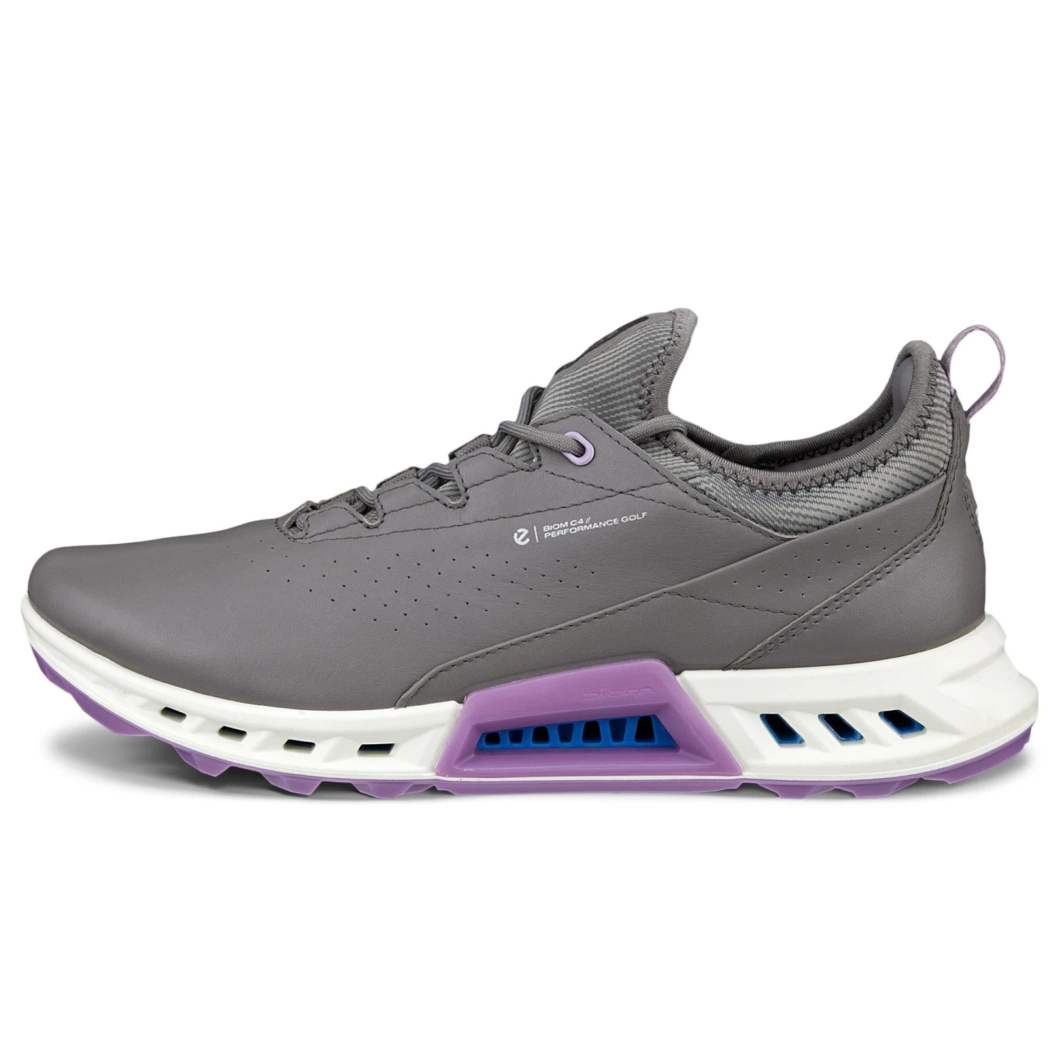 Ecco Biom C4 Gore-Tex Ladies Golf Shoes Steel/Lavender Mist 4 Ecco Biom C4 Gore-Tex Ladies Golf Shoes Steel/Lavender Mist - Image 2