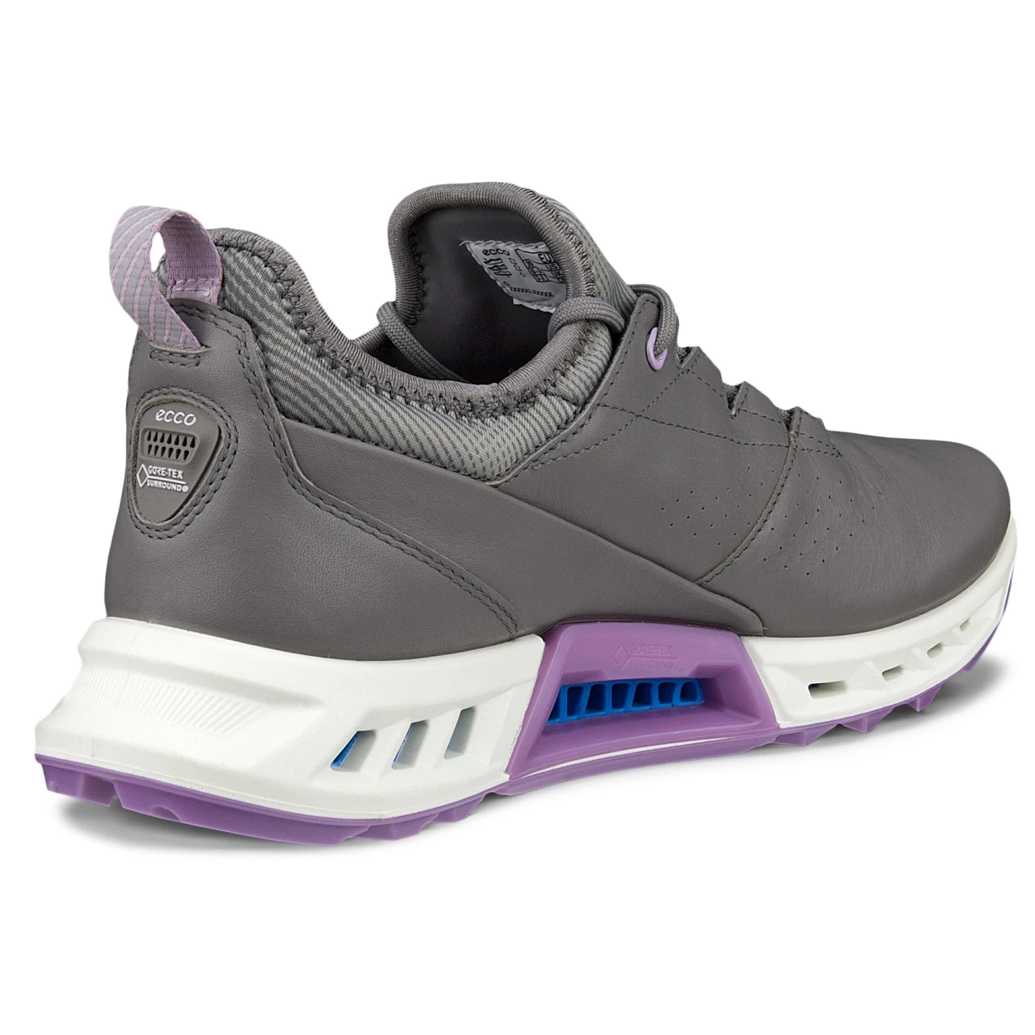 Ecco Biom C4 Gore-Tex Ladies Golf Shoes Steel/Lavender Mist 6 Ecco Biom C4 Gore-Tex Ladies Golf Shoes Steel/Lavender Mist - Image 4