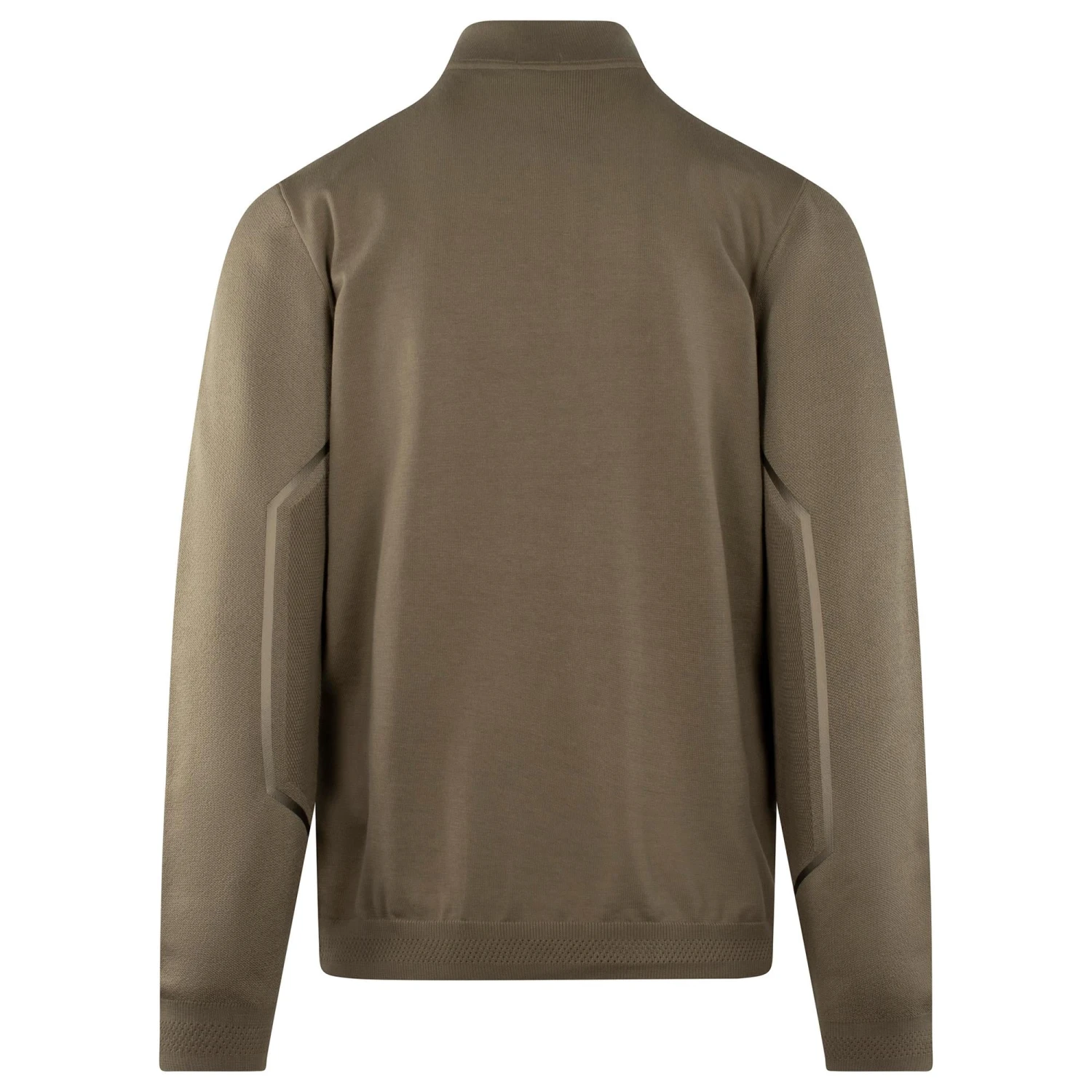Boss Zhine Mens Quarter Zip Sweater Taupe 4 Boss Zhine Mens Quarter Zip Sweater Taupe - Image 2