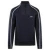 Boss Sweat 1 Mens Quarter Zip Sweater Navy