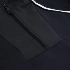 Boss Sweat 1 Mens Quarter Zip Sweater Navy -Teepeg Store image443173218