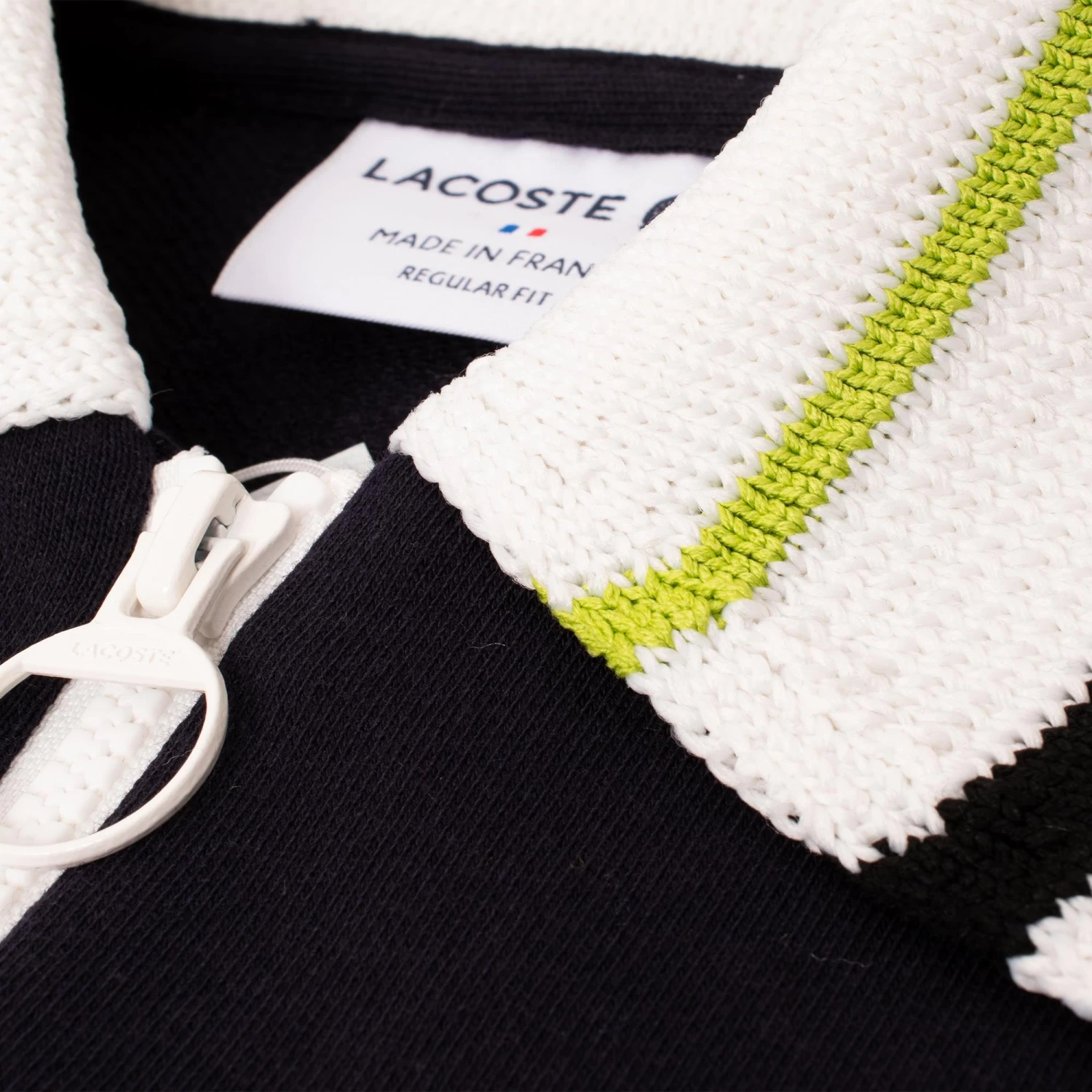 Ladies Lacoste French Made Paris Zipped Track Jacket Navy 6 Ladies Lacoste French Made Paris Zipped Track Jacket Navy - Image 4