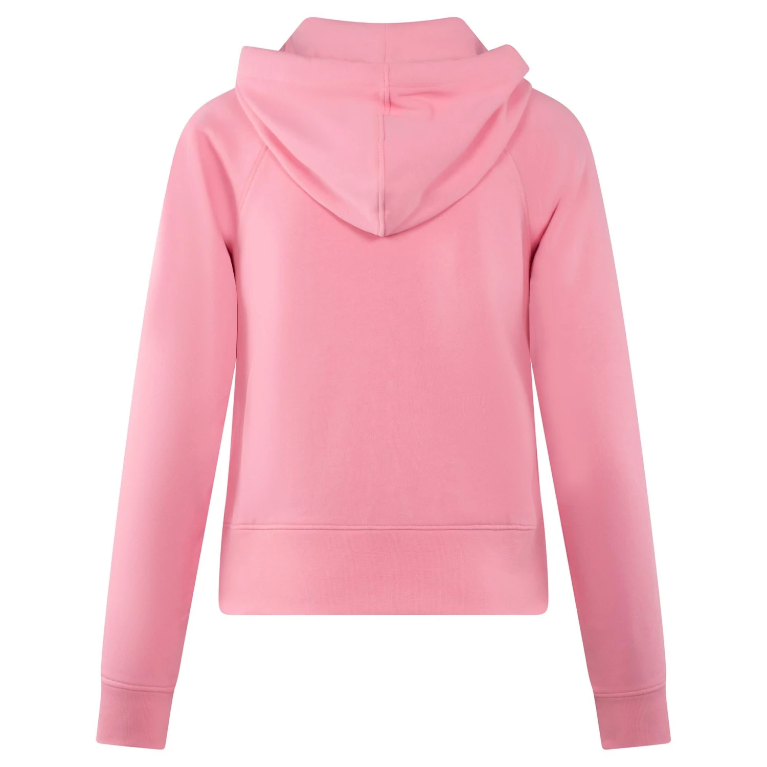 Ladies Lacoste Cotton Blend Hooded Sweatshirt Pink 4 Ladies Lacoste Cotton Blend Hooded Sweatshirt Pink - Image 2
