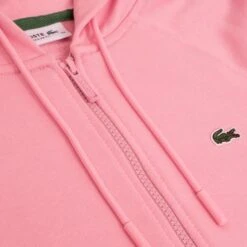 Ladies Lacoste Cotton Blend Hooded Sweatshirt Pink 15 Ladies Lacoste Cotton Blend Hooded Sweatshirt Pink -Teepeg Store image443181534