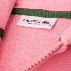 Ladies Lacoste Cotton Blend Hooded Sweatshirt Pink 16 Ladies Lacoste Cotton Blend Hooded Sweatshirt Pink -Teepeg Store image443181536