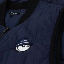 Malbon Golf Cooper Bucket Padded Vest Navy -Teepeg Store image444656307
