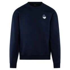 Malbon Golf Cooper Bucket G.D Crewneck Sweatshirt Navy
