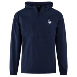 Malbon Golf Cooper Bucket Nylon Anorak Golf Jacket Navy