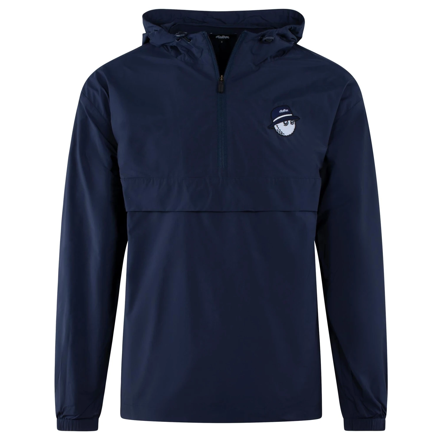 Malbon Golf Cooper Bucket Nylon Anorak Golf Jacket Navy 3 Malbon Golf Cooper Bucket Nylon Anorak Golf Jacket Navy