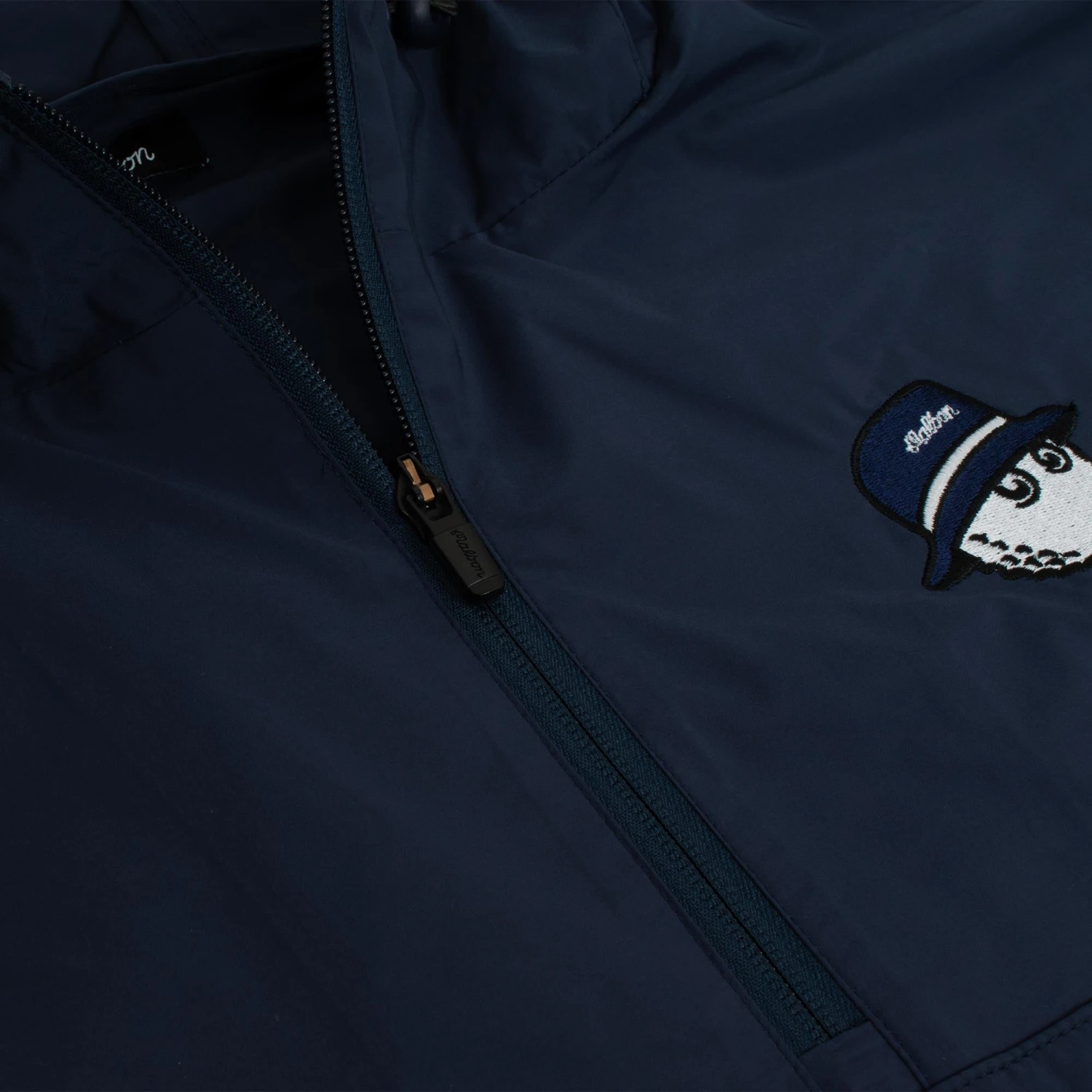 Malbon Golf Cooper Bucket Nylon Anorak Golf Jacket Navy 5 Malbon Golf Cooper Bucket Nylon Anorak Golf Jacket Navy - Image 3