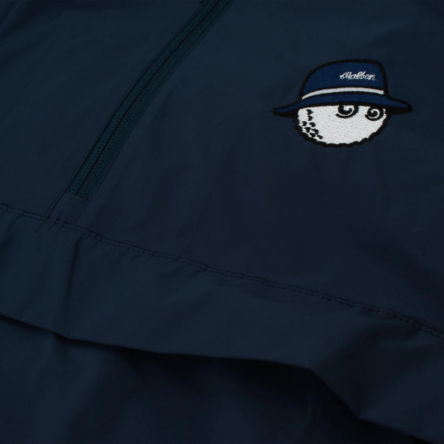 Malbon Golf Cooper Bucket Nylon Anorak Golf Jacket Navy 6 Malbon Golf Cooper Bucket Nylon Anorak Golf Jacket Navy - Image 4