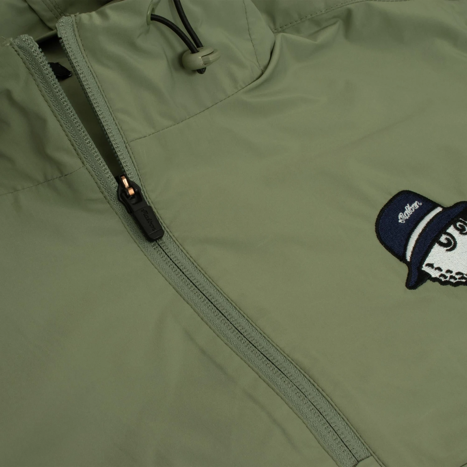 Malbon Golf Cooper Bucket Nylon Anorak Golf Jacket Sage 5 Malbon Golf Cooper Bucket Nylon Anorak Golf Jacket Sage - Image 3