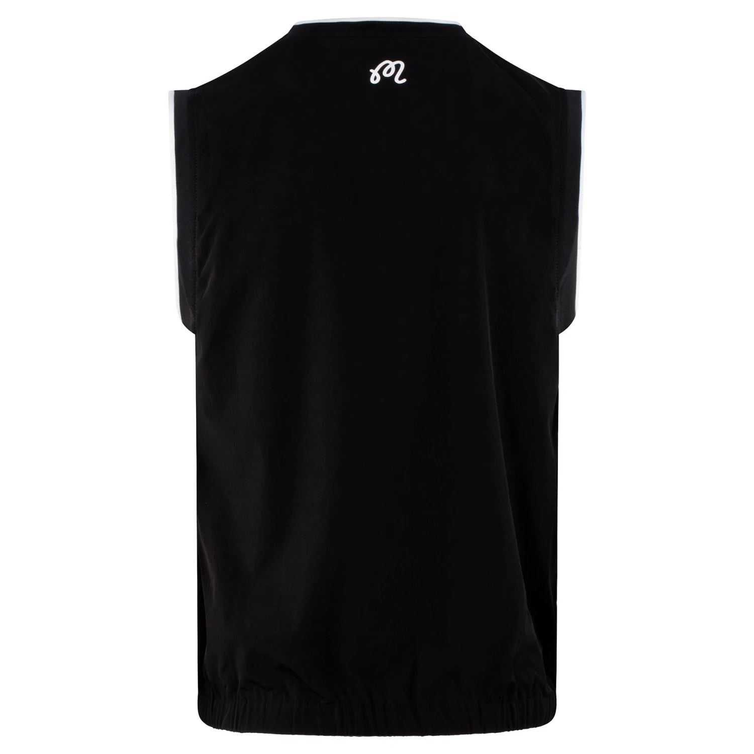 Malbon Golf Cooper Bucket Nylon Golf Vest Black/White 4 Malbon Golf Cooper Bucket Nylon Golf Vest Black/White - Image 2