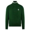 Malbon Golf Cooper Bucket Sorrel Knit Quarter Zip Sweater Evergreen 2 Malbon Golf Cooper Bucket Sorrel Knit Quarter Zip Sweater Evergreen -Teepeg Store image444658972