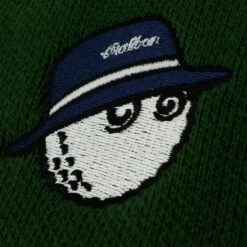 Malbon Golf Cooper Bucket Sorrel Knit Quarter Zip Sweater Evergreen -Teepeg Store image444658983