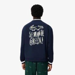 Lacoste Varsity Mens Golf Windbreaker Navy -Teepeg Store image445977059