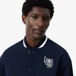 Lacoste Varsity Mens Golf Windbreaker Navy -Teepeg Store image445977061