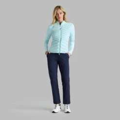 G/FORE Hybrid Quilted Stretch Ladies Golf Jacket Daybreak -Teepeg Store image449927012