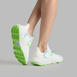 G/FORE MG4X2 Stippled Sole Ladies Golf Cross Shoe Snow/Gecko -Teepeg Store image449927639