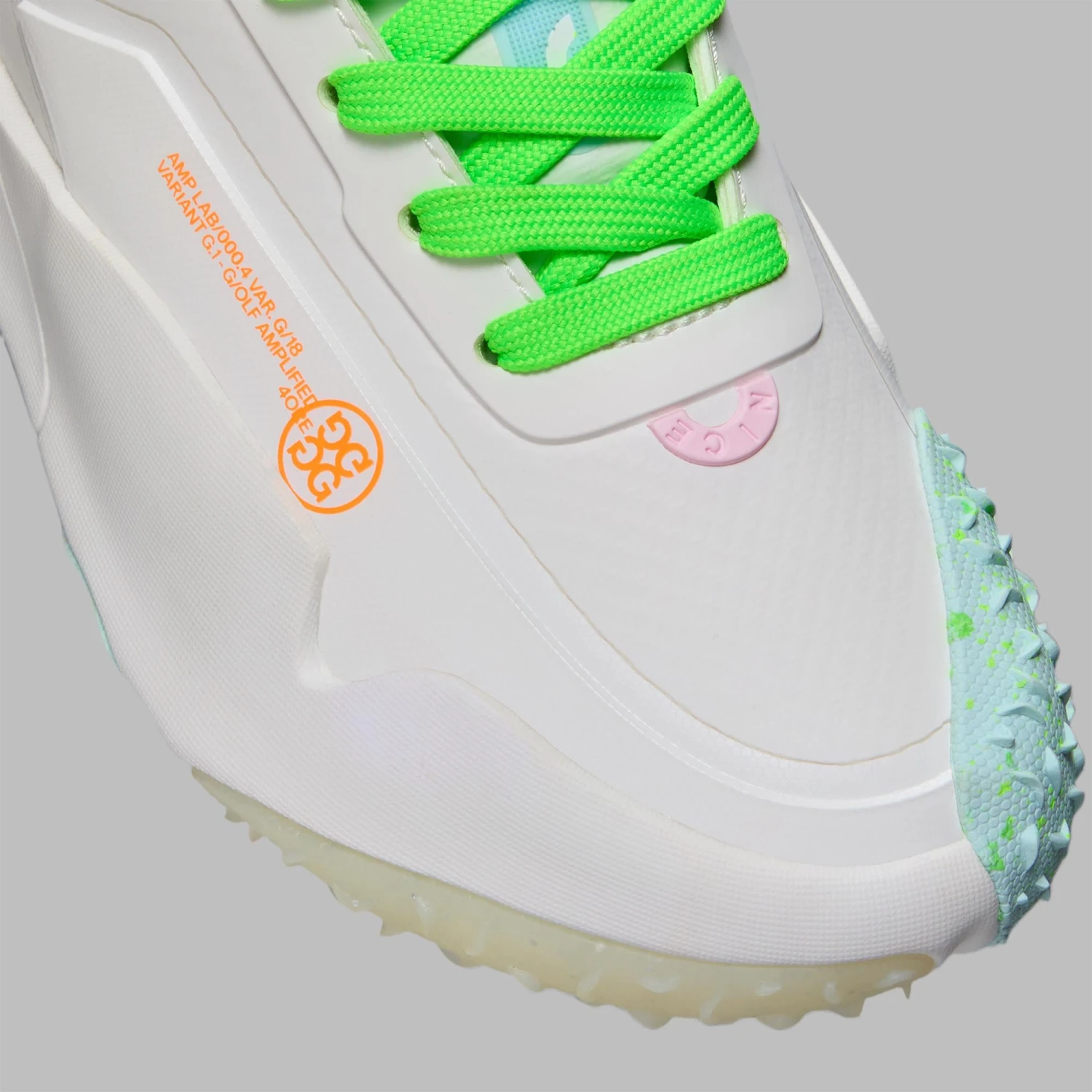 G/FORE G/18 Ladies Golf Shoes Snow/Multi 7 G/FORE G/18 Ladies Golf Shoes Snow/Multi - Image 5