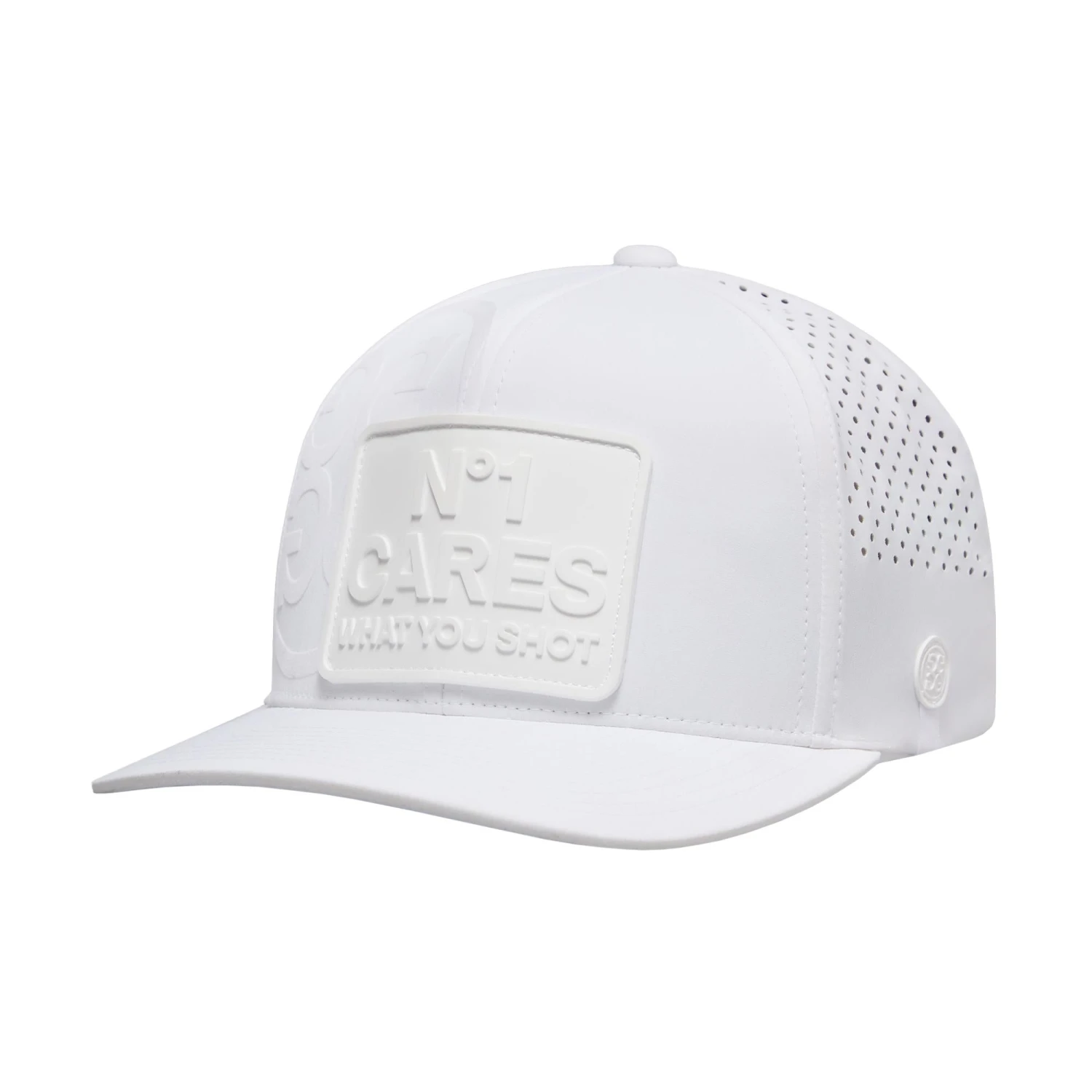 G/FORE No1 Cares What You Shot Mens Snapback Cap Snow 3 G/FORE No1 Cares What You Shot Mens Snapback Cap Snow