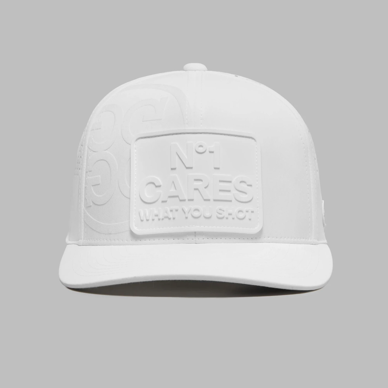 G/FORE No1 Cares What You Shot Mens Snapback Cap Snow 4 G/FORE No1 Cares What You Shot Mens Snapback Cap Snow - Image 2