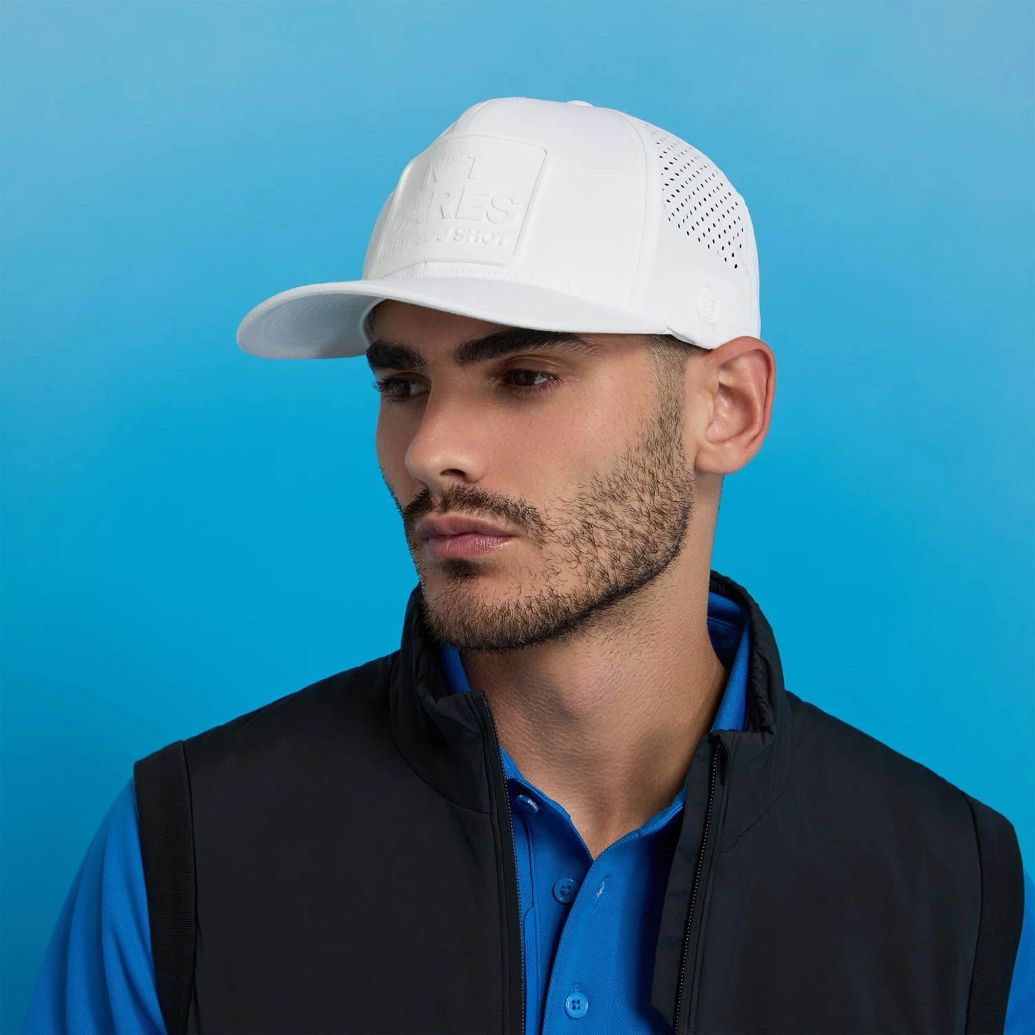 G/FORE No1 Cares What You Shot Mens Snapback Cap Snow 9 G/FORE No1 Cares What You Shot Mens Snapback Cap Snow - Image 7