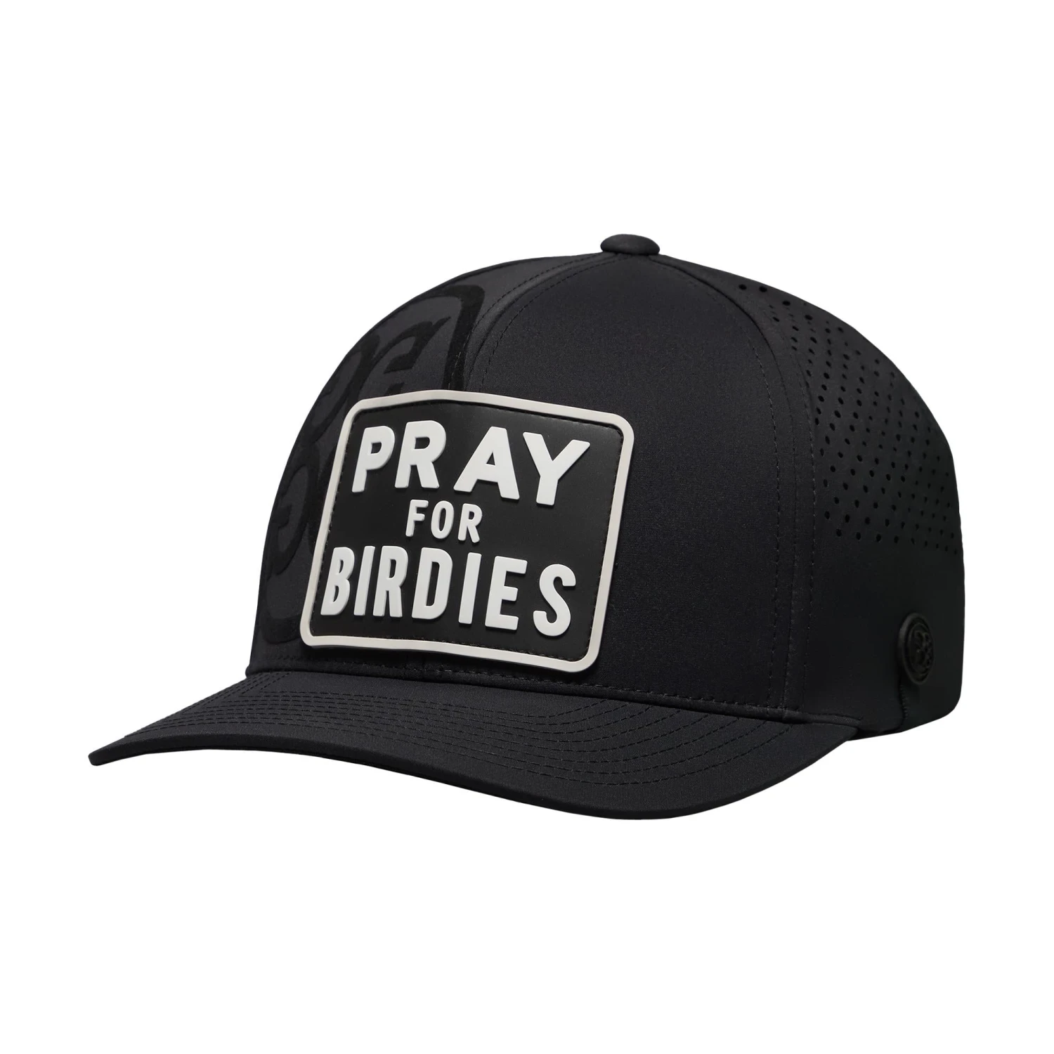 G/FORE Pray For Birdies Snapback Mens Cap Onyx 3 G/FORE Pray For Birdies Snapback Mens Cap Onyx