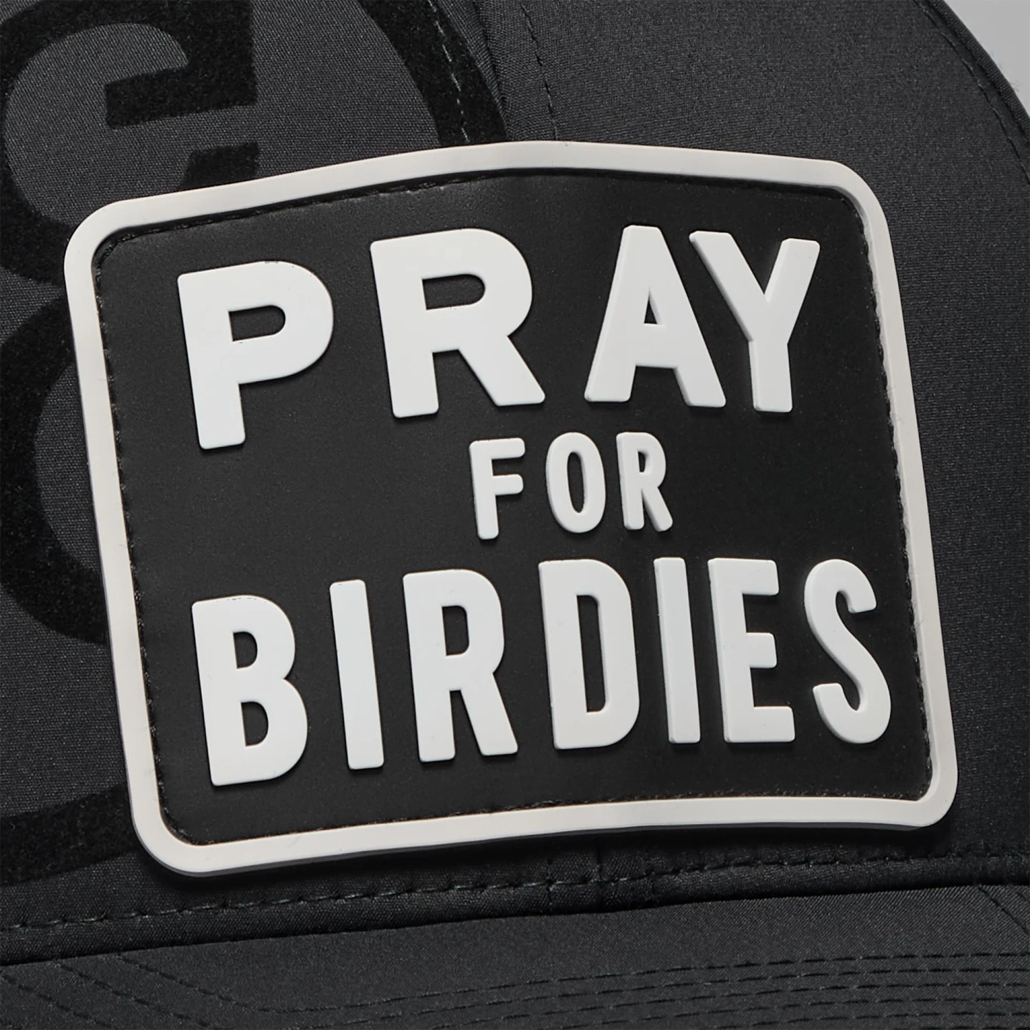 G/FORE Pray For Birdies Snapback Mens Cap Onyx 8 G/FORE Pray For Birdies Snapback Mens Cap Onyx - Image 6