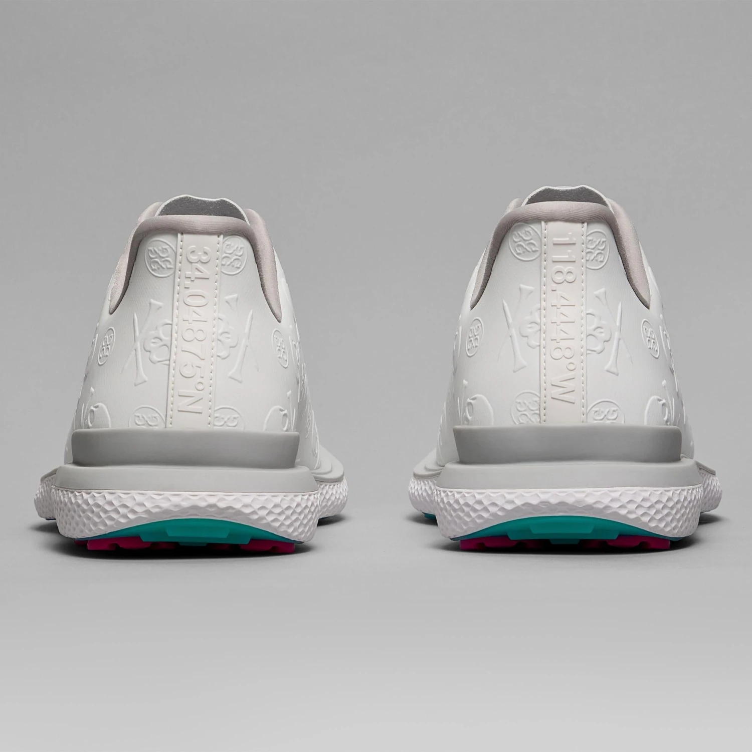 G/FORE Embossed Gallivan2r Mens Golf Shoes Snow/Nimbus 6 G/FORE Embossed Gallivan2r Mens Golf Shoes Snow/Nimbus - Image 4