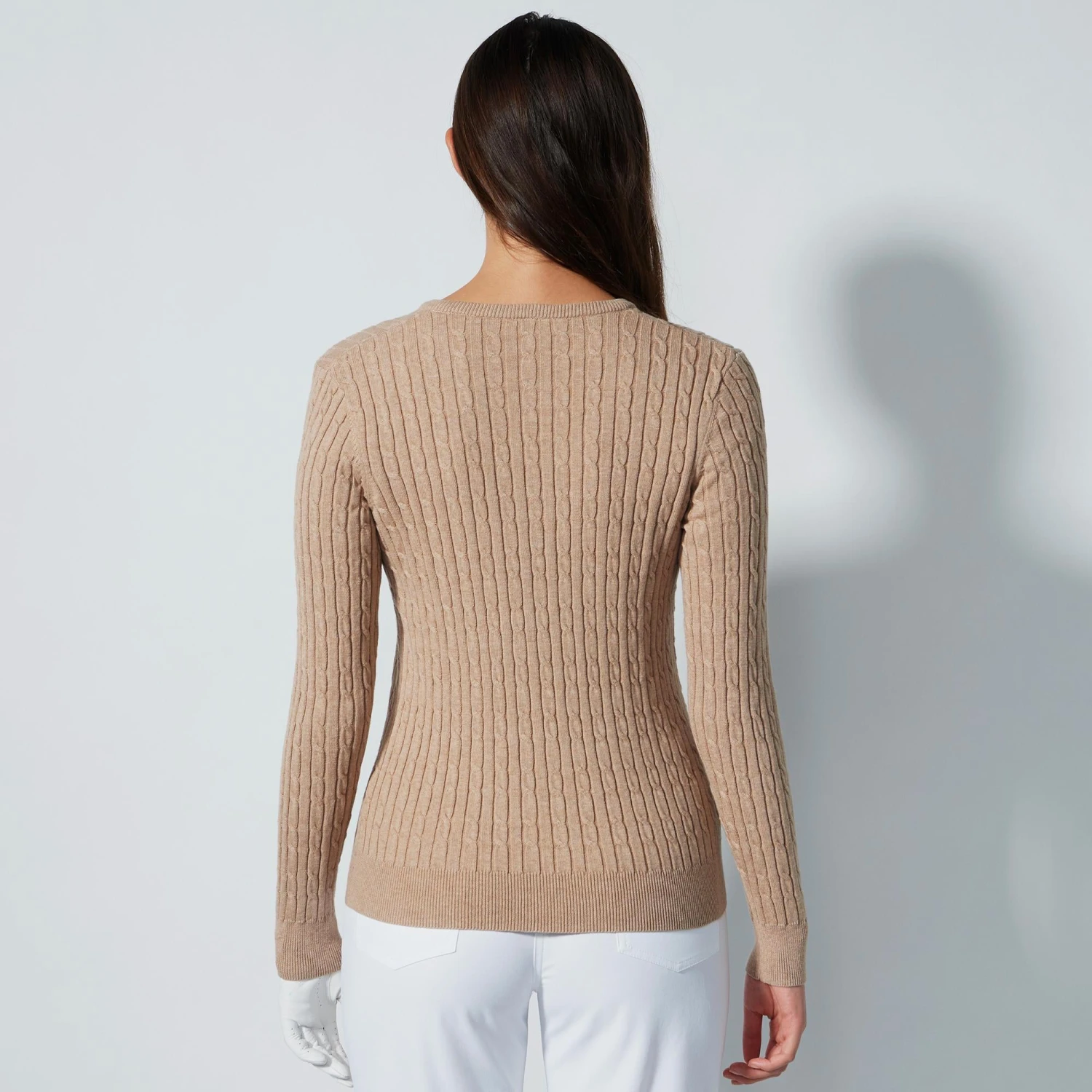 Daily Sports Madelene Knitted Ladies Golf Sweater Raw 6 Daily Sports Madelene Knitted Ladies Golf Sweater Raw - Image 4