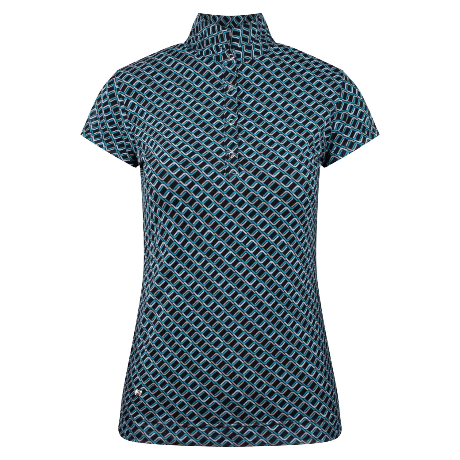 Daily Sports Valente Ladies Golf Polo Shirt Geo Tribe 3 Daily Sports Valente Ladies Golf Polo Shirt Geo Tribe