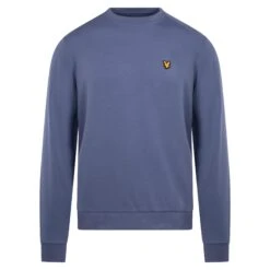Lyle & Scott Crew Neck Fly Fleece Explorer Blue
