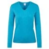 Daily Sports Madelene Knitted Ladies Golf Sweater Sea Salt -Teepeg Store image450549361