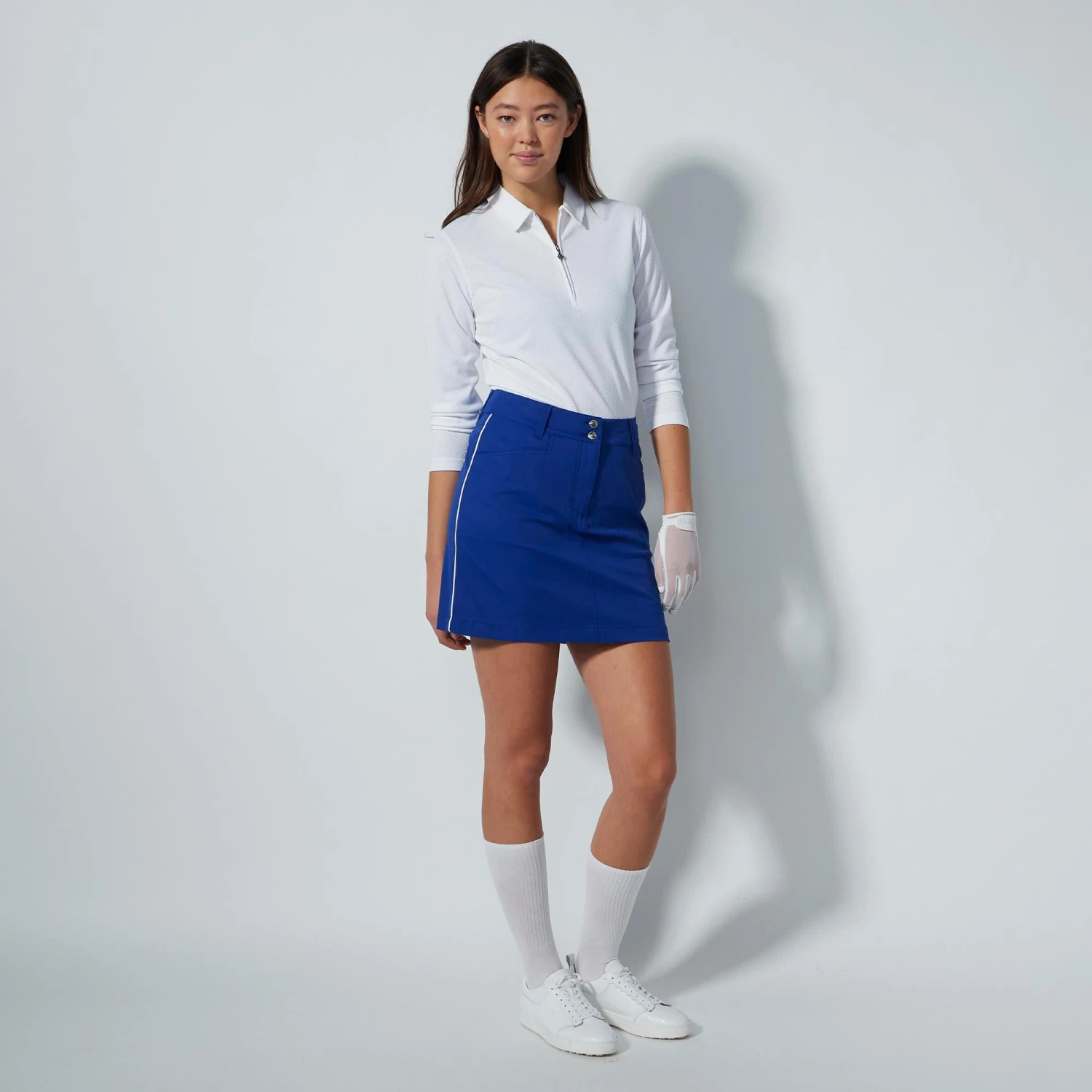 Daily Sports Glam Ladies Golf Skort Power Blue 45CM 5 Daily Sports Glam Ladies Golf Skort Power Blue 45CM - Image 3