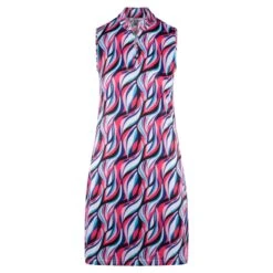 Daily Sports Carira Ladies Sleeveless Golf Dress Illusion Wave