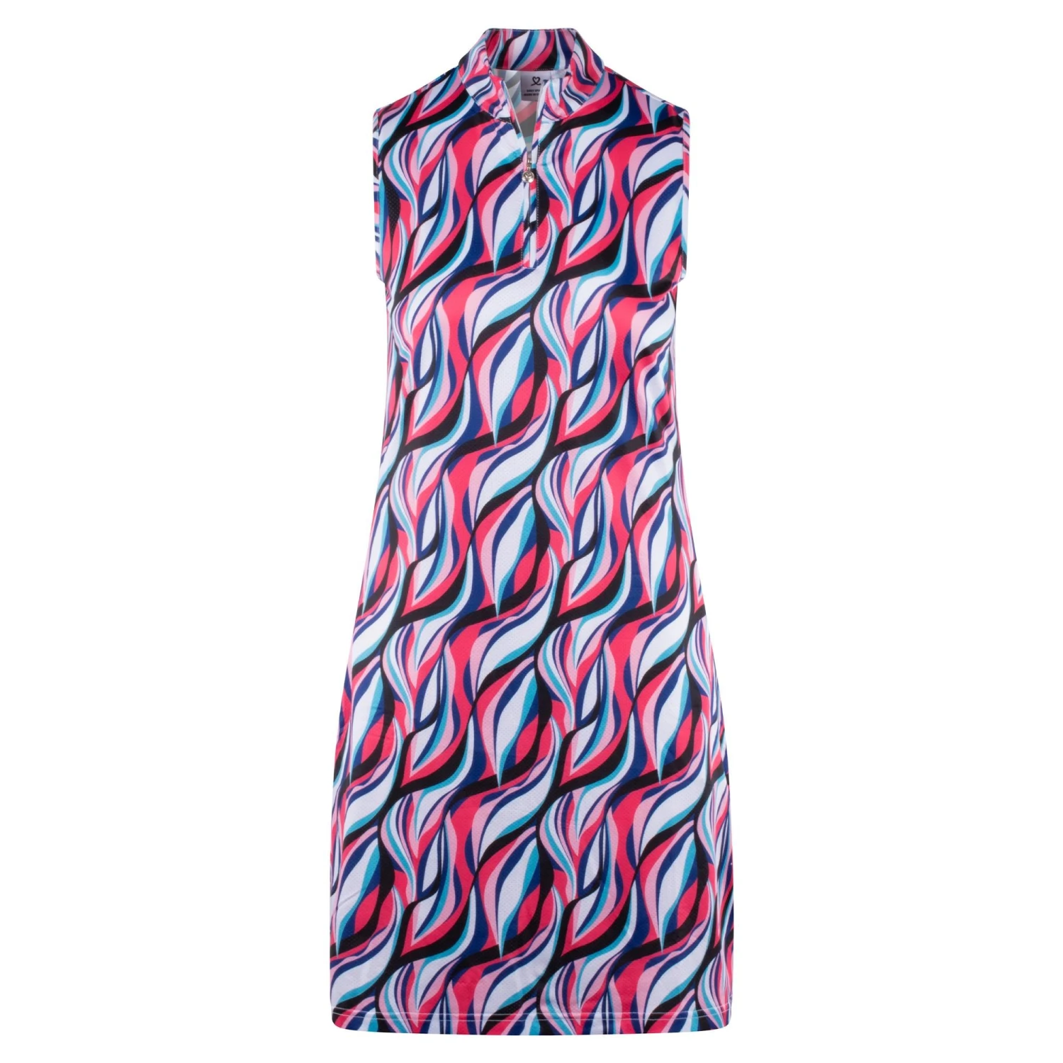 Daily Sports Carira Ladies Sleeveless Golf Dress Illusion Wave 3 Daily Sports Carira Ladies Sleeveless Golf Dress Illusion Wave