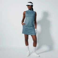 Daily Sports Valente Ladies Sleeveless Golf Dress Geo Tribe -Teepeg Store image450552563