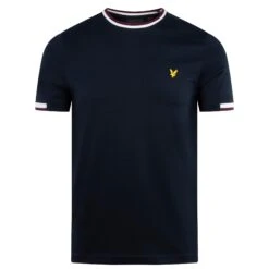 Lyle & Scott Half Tipped T-Shirt Dark Navy