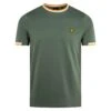 Lyle & Scott Half Tipped T-Shirt Green Mercurial 2 Lyle & Scott Half Tipped T-Shirt Green Mercurial -Teepeg Store image450771688