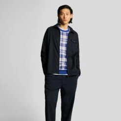 Lyle & Scott Spring Tartan Crew Neck Jumper Mist Lilac 10 Lyle & Scott Spring Tartan Crew Neck Jumper Mist Lilac -Teepeg Store image450856366