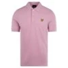 Lyle & Scott Plain Mens Polo Shirt Pink Light 2 Lyle & Scott Plain Mens Polo Shirt Pink Light -Teepeg Store image450857642