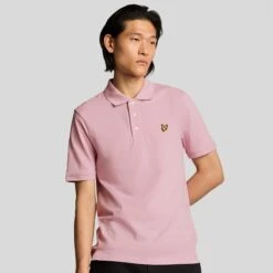 Lyle & Scott Plain Mens Polo Shirt Pink Light 10 Lyle & Scott Plain Mens Polo Shirt Pink Light -Teepeg Store image450857646
