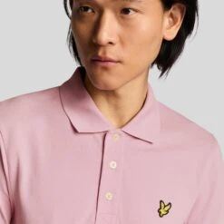 Lyle & Scott Plain Mens Polo Shirt Pink Light 12 Lyle & Scott Plain Mens Polo Shirt Pink Light -Teepeg Store image450857650